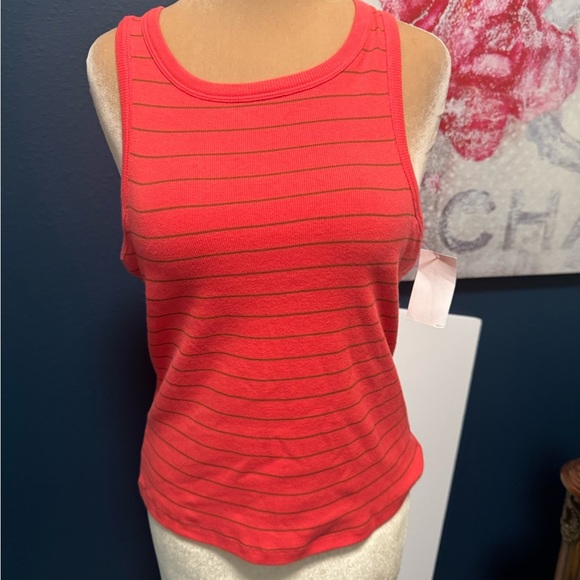Abound 2x Striped Red Women's Tank Top 2 for 20. - Picture 4 of 5